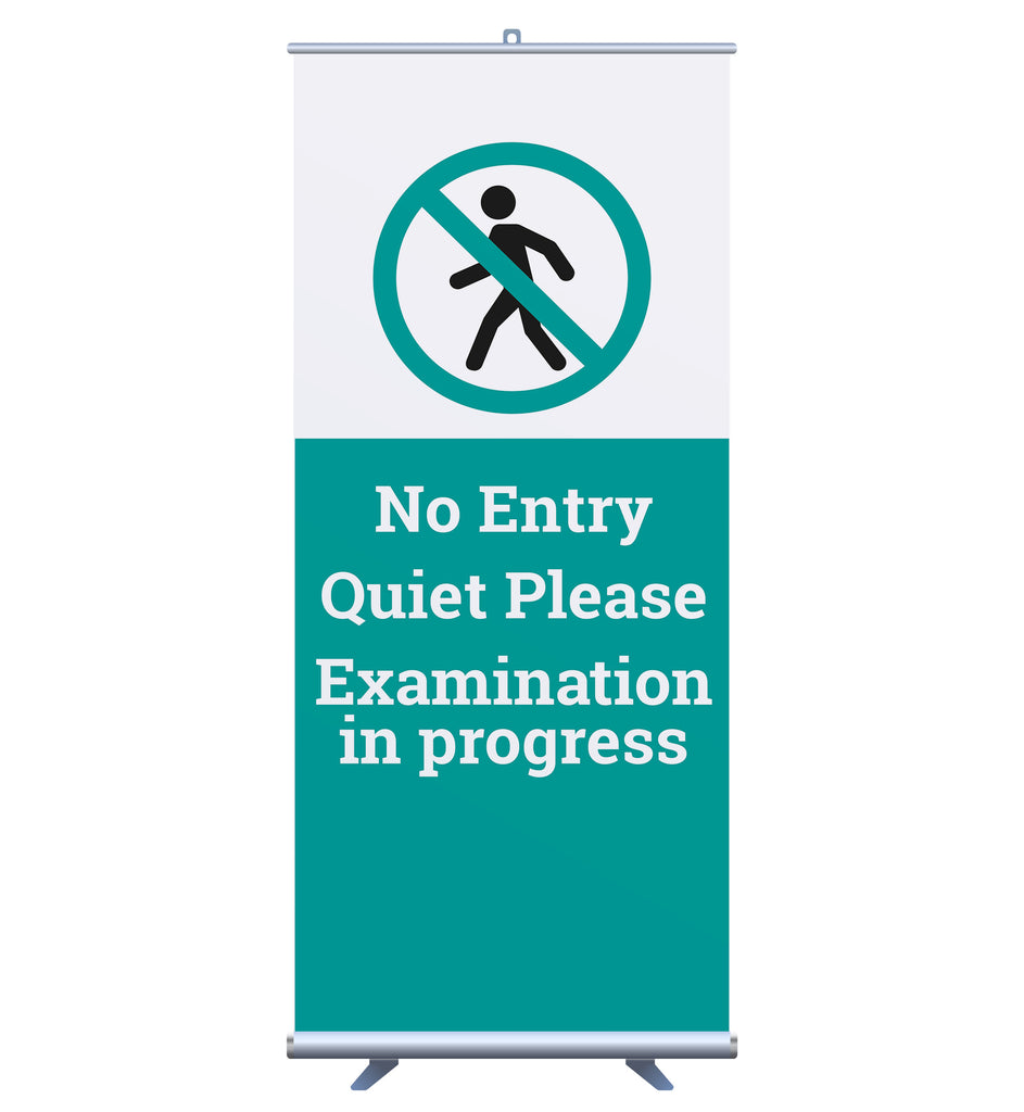 'Exam In Progress' Bannerstand